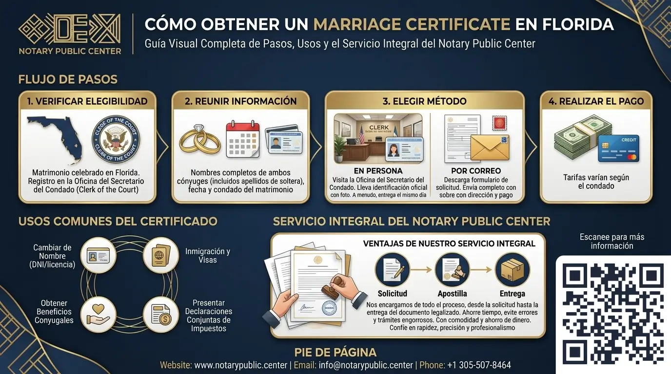 Qué es un Marriage Certificate