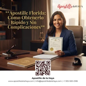 Apostille Florida: Cómo Obtenerlo Rápido y Sin Complicaciones