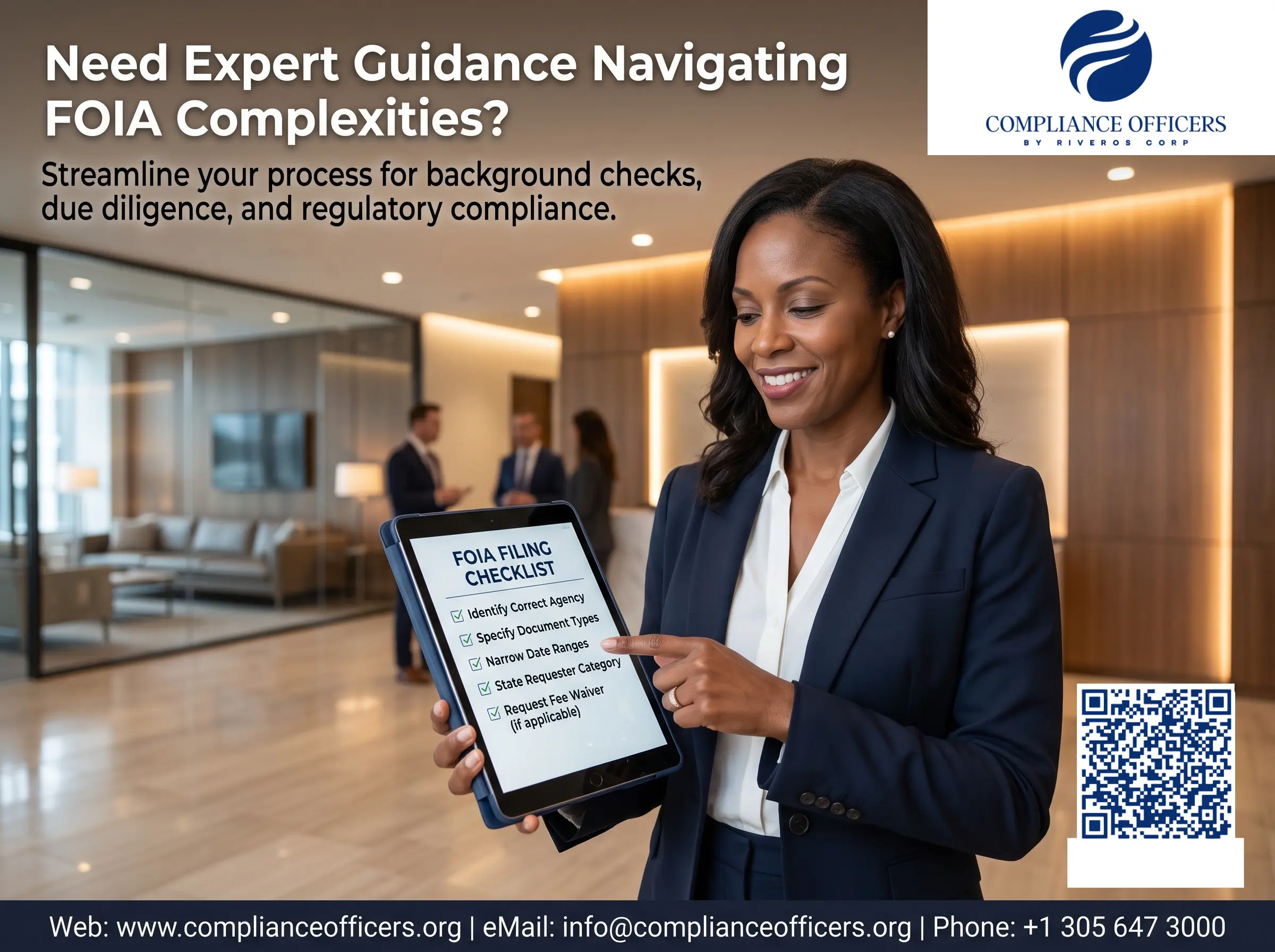 At Compliance Officers, we specialize in navigating FOIA