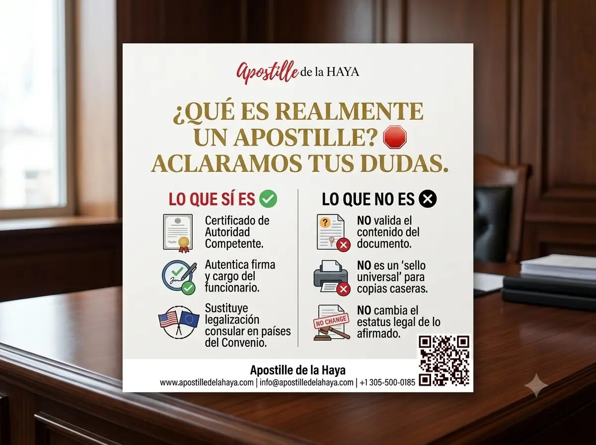 ¿Qué es un apostille en Florida y para qué sirve?