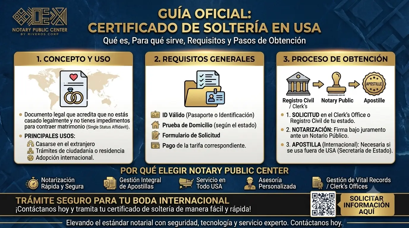 Certificado de Soltería: Qué es, Requisitos y Cómo Obtenerlo Oficialmente
