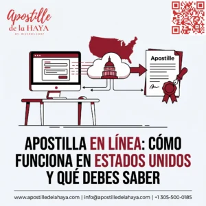 Apostilla en Línea: Cómo Funciona en Estados Unidos y Qué Debes Saber