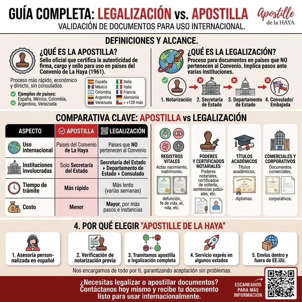 Legalización y Apostilla Qué Son y En Qué Se Diferencian