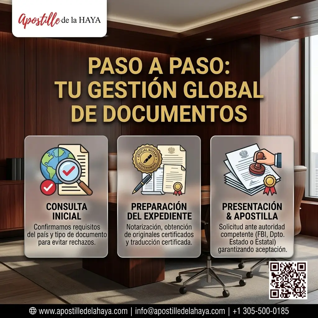 Cómo es el proceso paso a paso con Apostille de la Haya