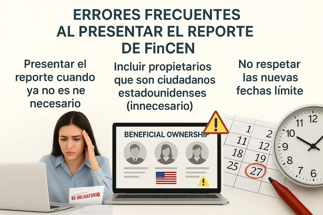 errores frecuentes al presentar el fincen report