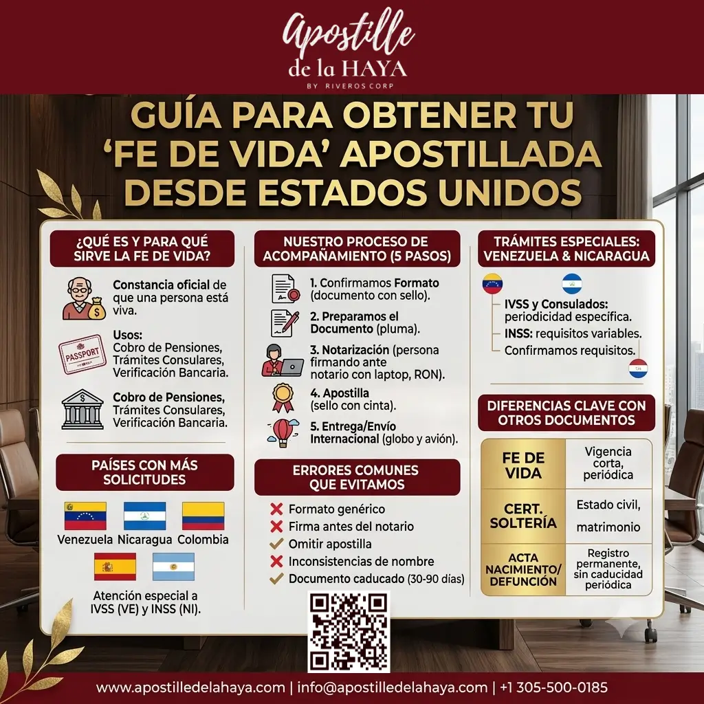 ¿Qué es una fe de vida y para qué se usa?