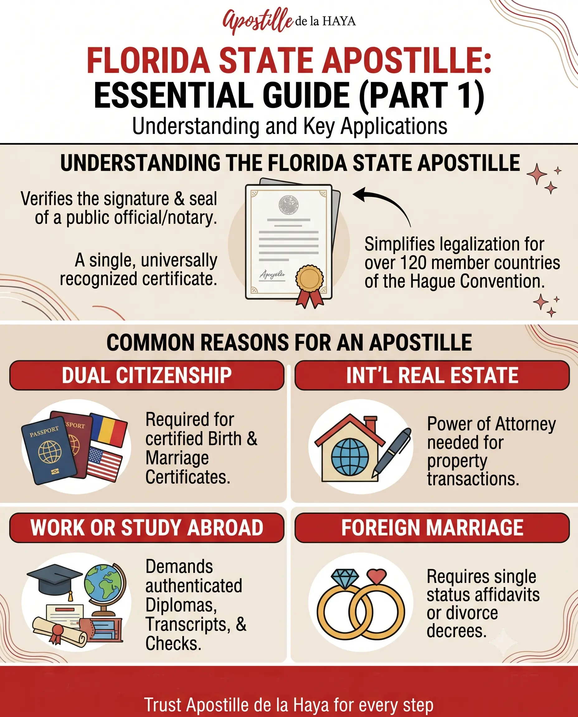 What Documents Require a Florida State Apostille?