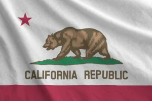 California US state flag by Apostilledelahaya
