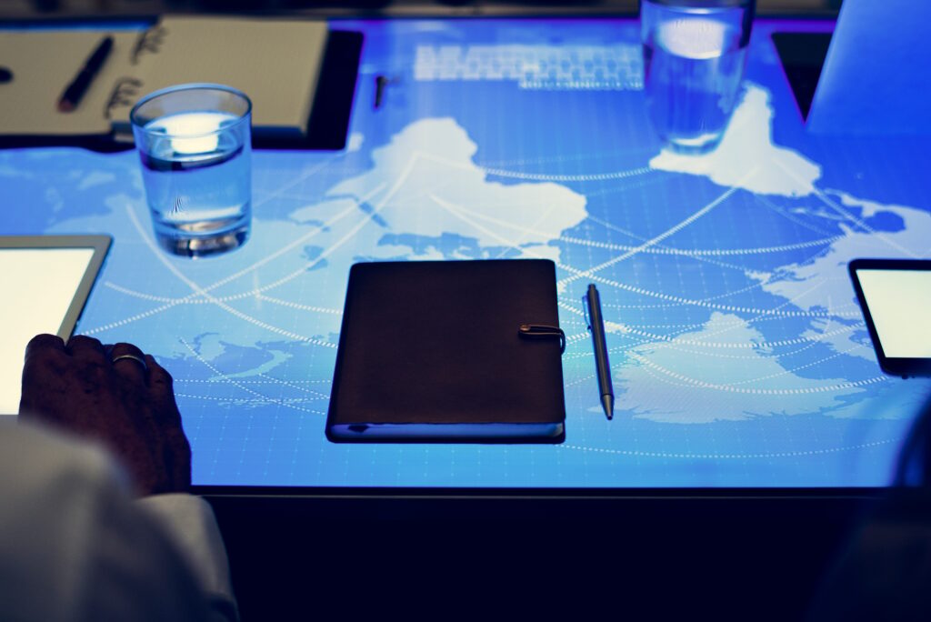 Global networking connection technology meeting