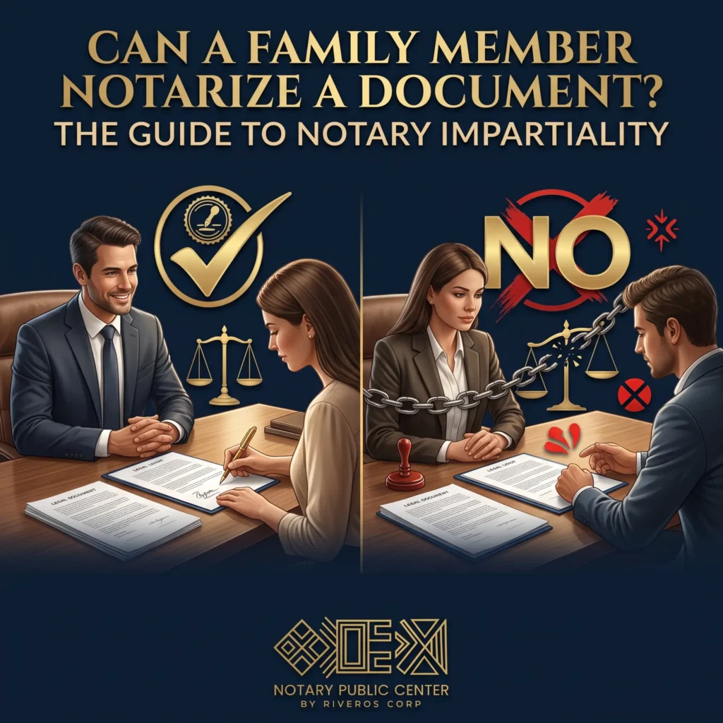 Can a Family Member Notarize a Document? The Guide to Notary Impartiality