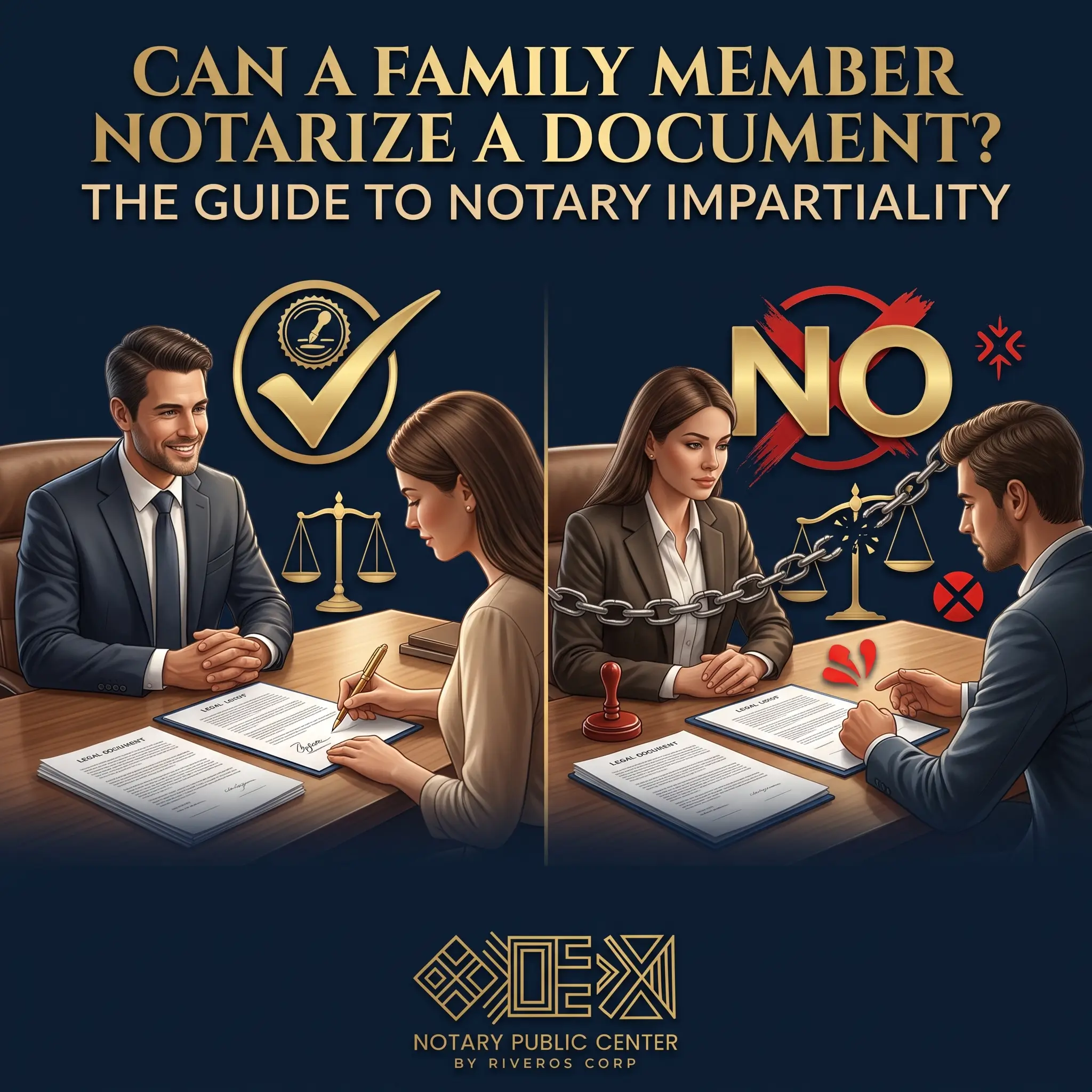 Can a Family Member Notarize a Document? The Guide to Notary Impartiality