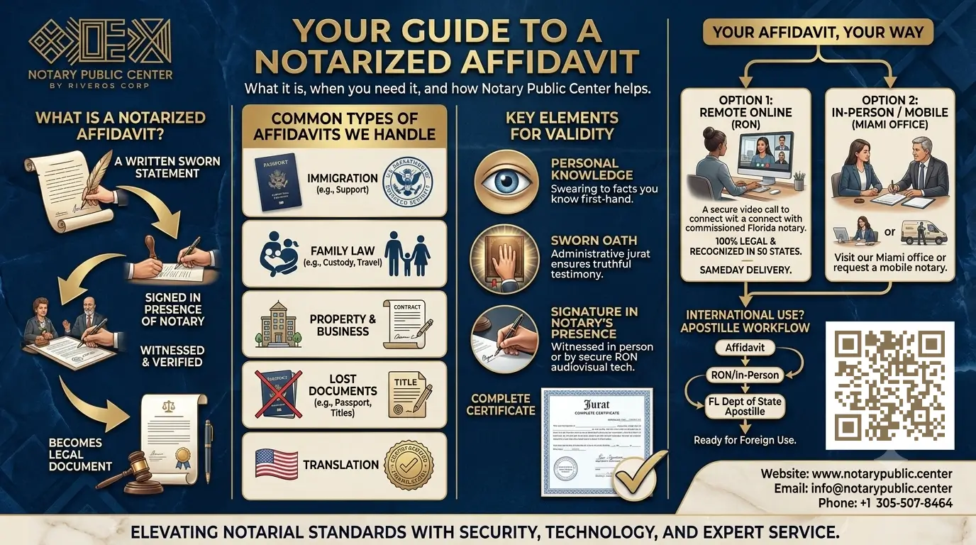 What Is a Notarized Affidavit?