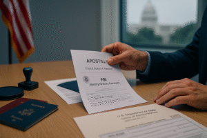 fbi criminal background check apostille