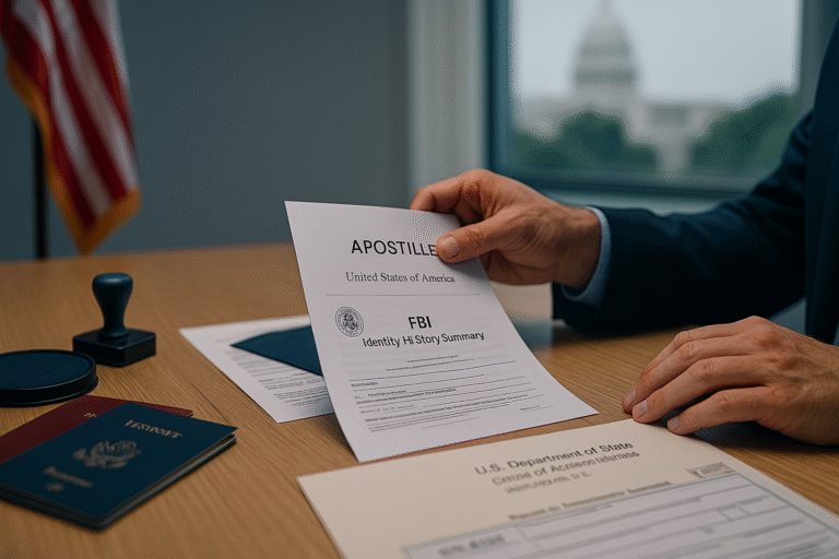 fbi criminal background check apostille