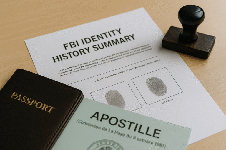 federal apostille fbi background check