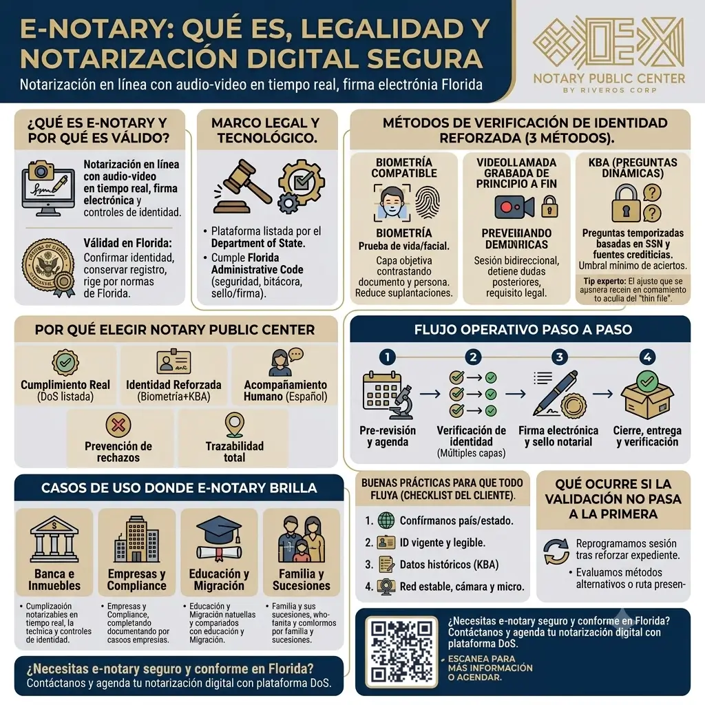 E-Notary- Qué es, Legalidad y Notarización Digital Segura