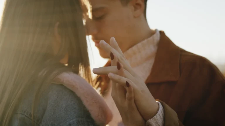 Hands Of Lovers In Love