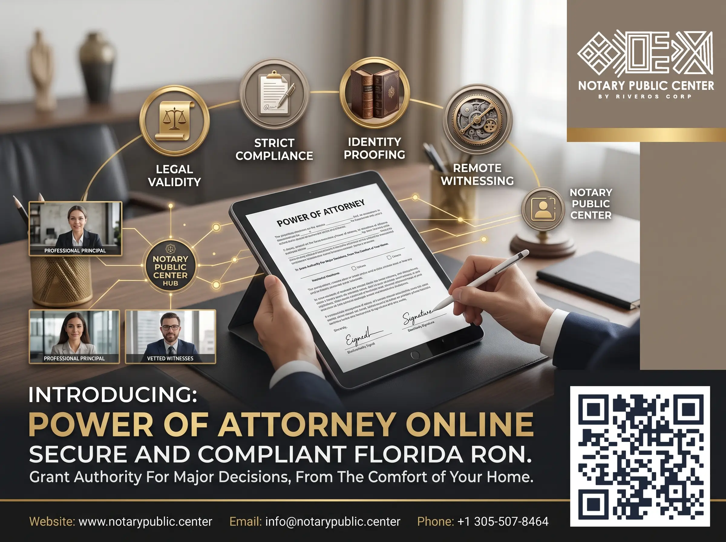 How your power of attorney online works with us