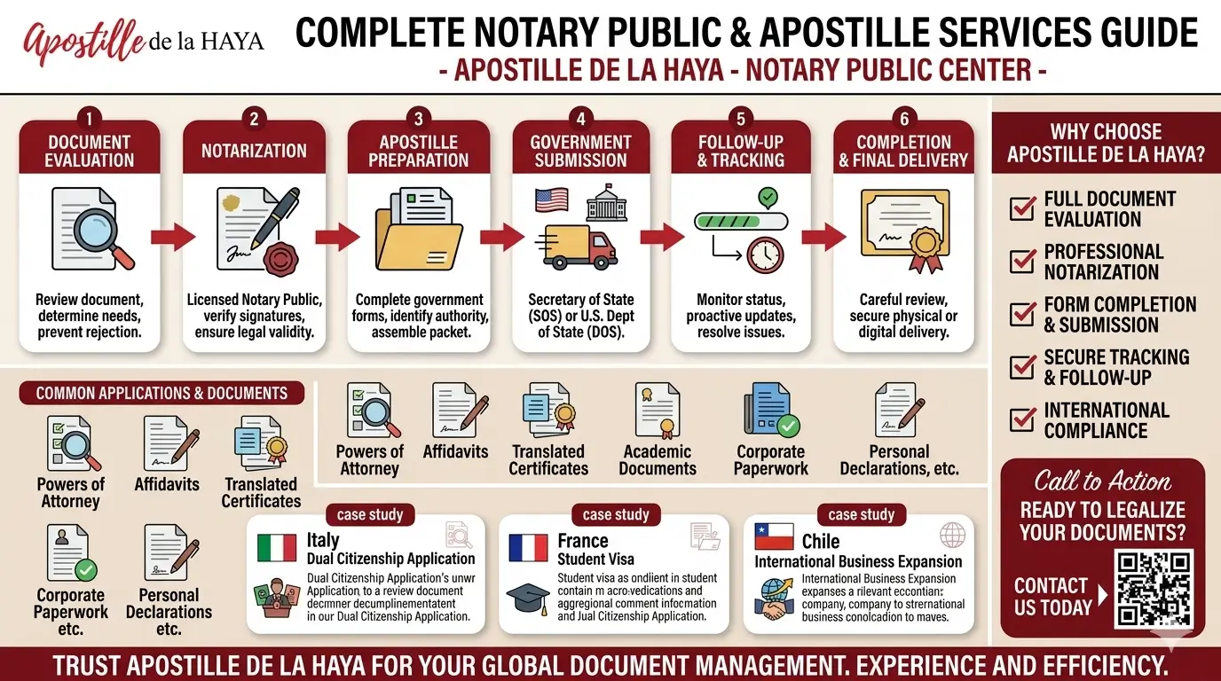 Notary with Apostille: Apostille de La Haya Manages the Entire Process for You