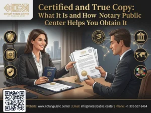 Certified and True Copy: What It Is and How Notary Public Center Helps You Obtain It