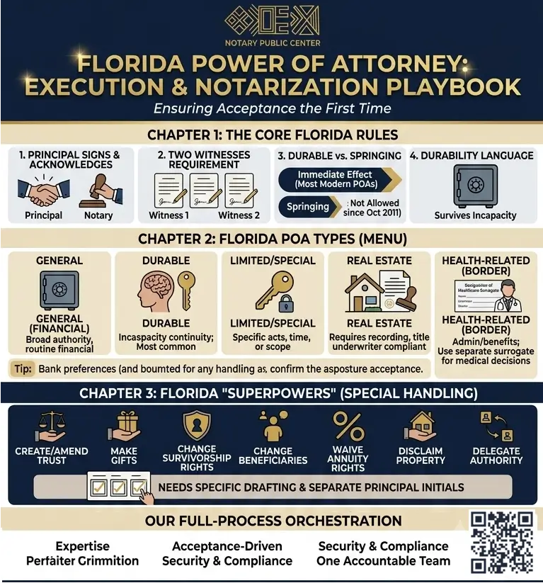 FL Power of Attorney- Execution and Notarization Requirements