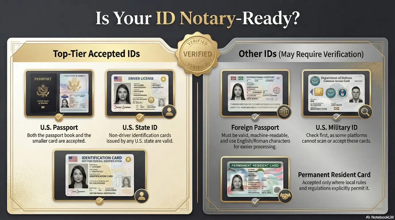 ID Notary identification checks