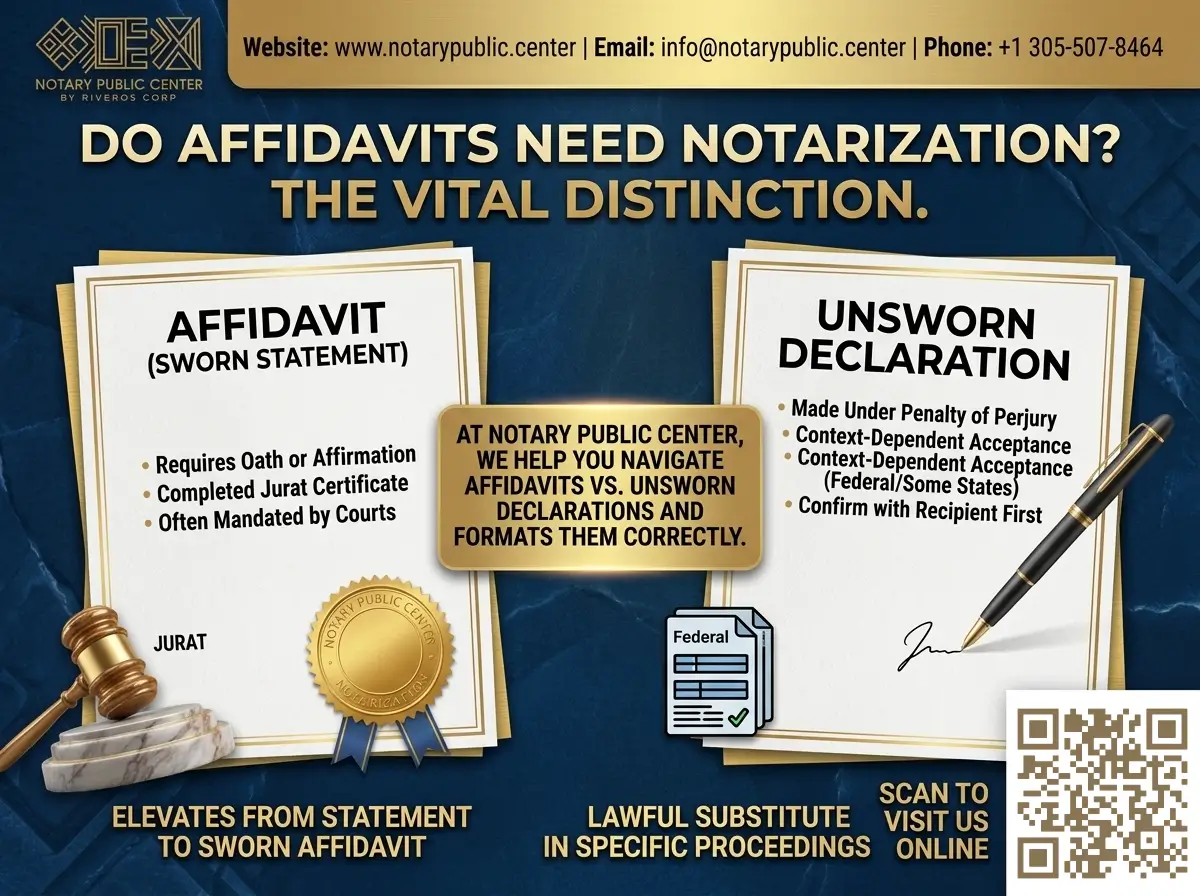 When notarization is typically required