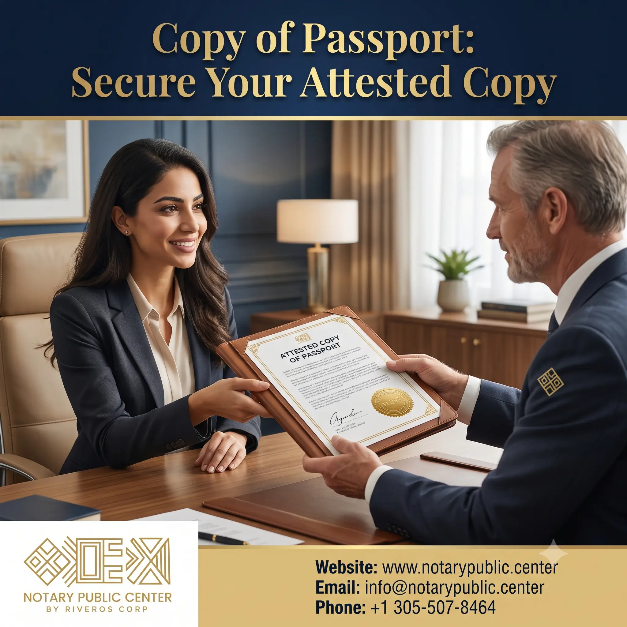 Copy of Passport: Secure Your Attested Copy
