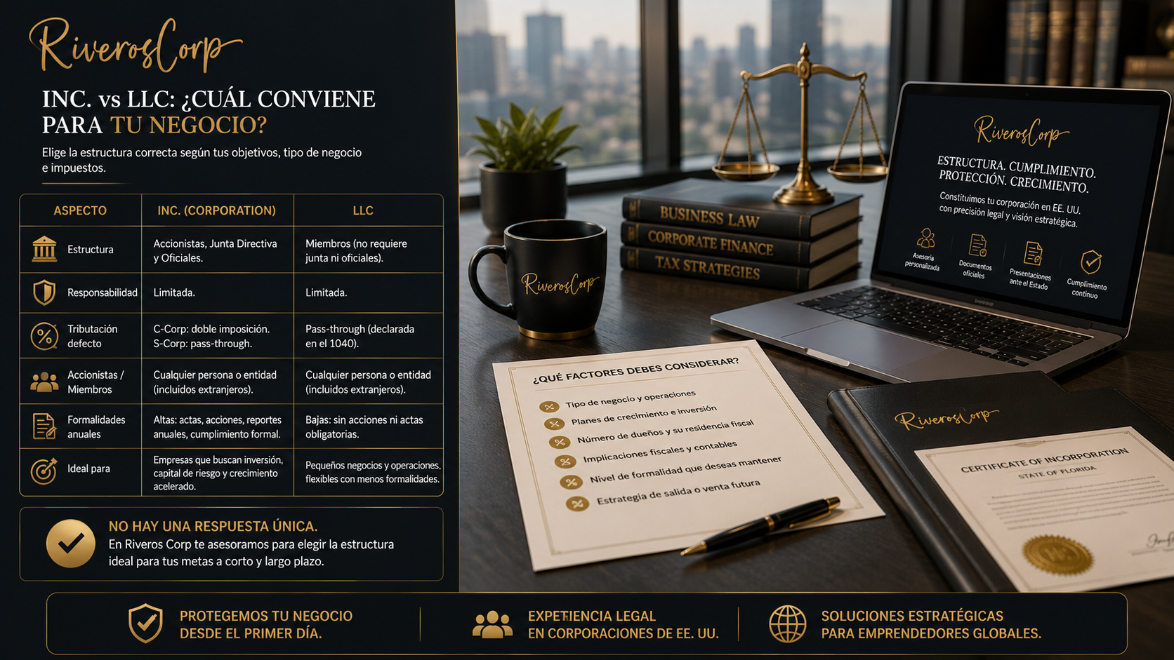 ¿Qué Significa Inc. en una Empresa? Guía Legal | Riveros Corp