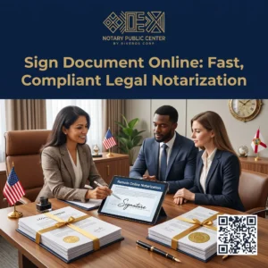 Sign Document Online: Fast, Compliant Legal Notarization