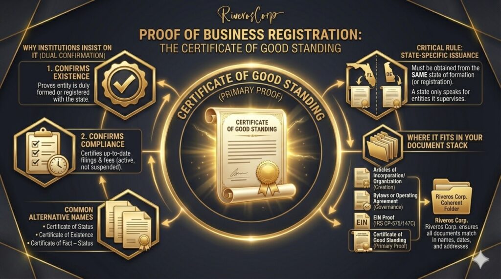 proof of business registration