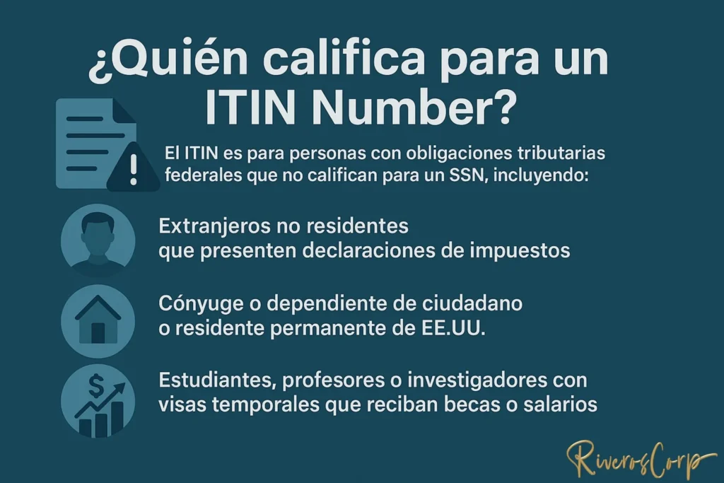 quien califica para un itin number