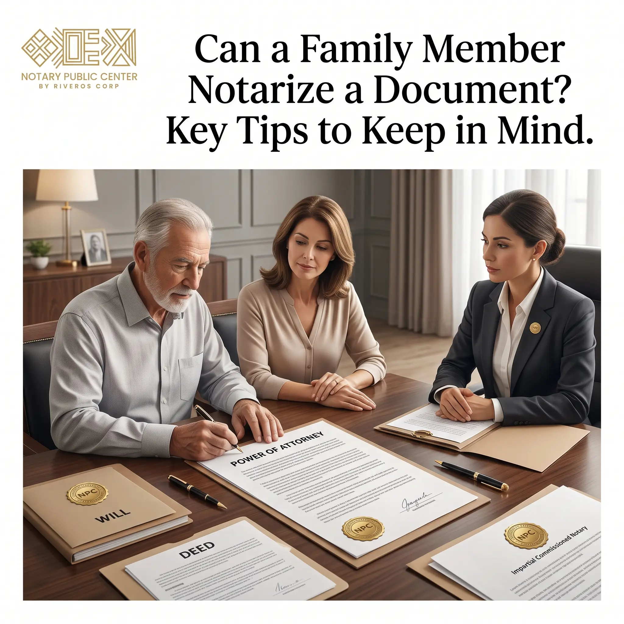 Can a Family Member Notarize a Document? Key Tips to Keep in Mind