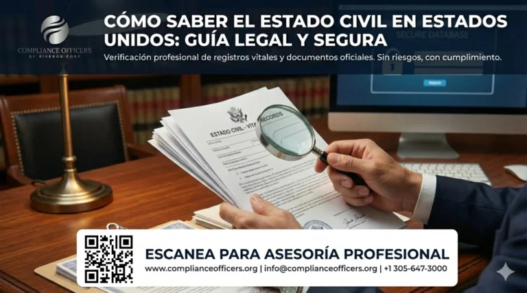Cómo saber el estado civil de una persona en Estados Unidos: guía legal y segura