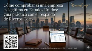 Cómo comprobar si una empresa es legítima en Estados Unidos