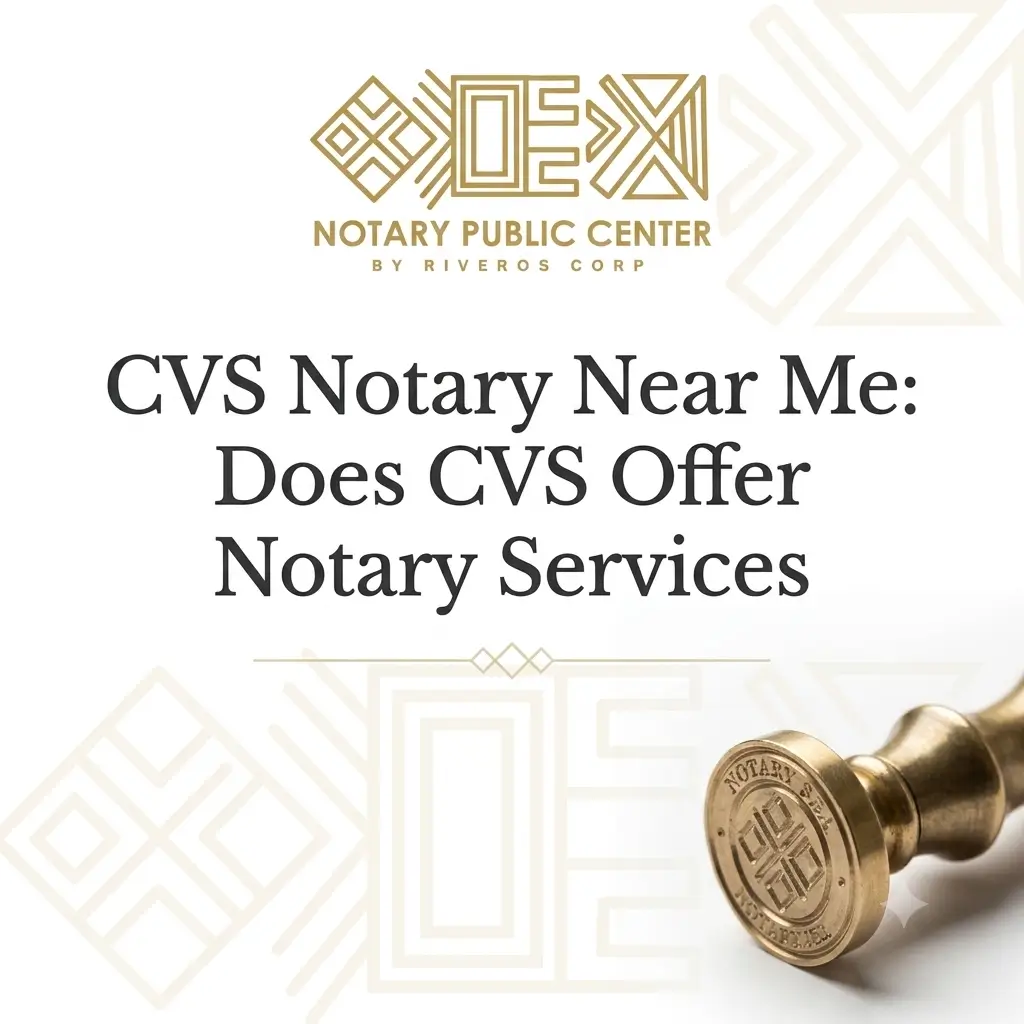 CVS Notary Near Me: Does CVS Offer Notary Services