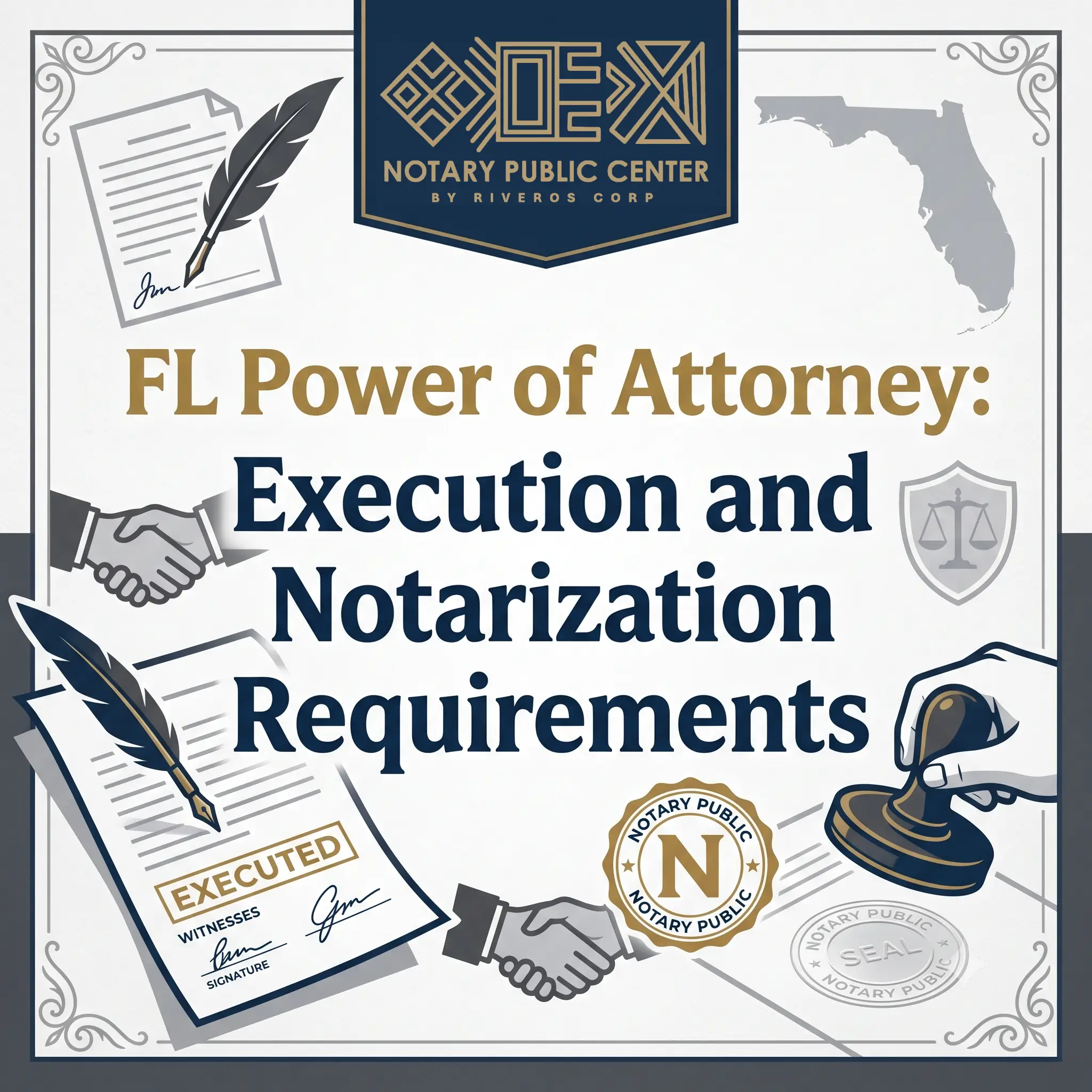 FL Power of Attorney- Execution and Notarization Requirements