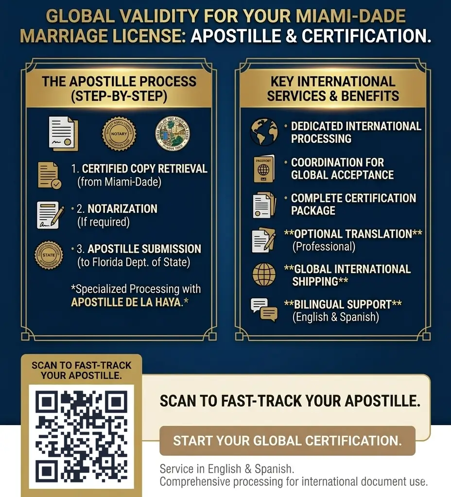 Get Your Miami Dade Marriage License or Apostille Today