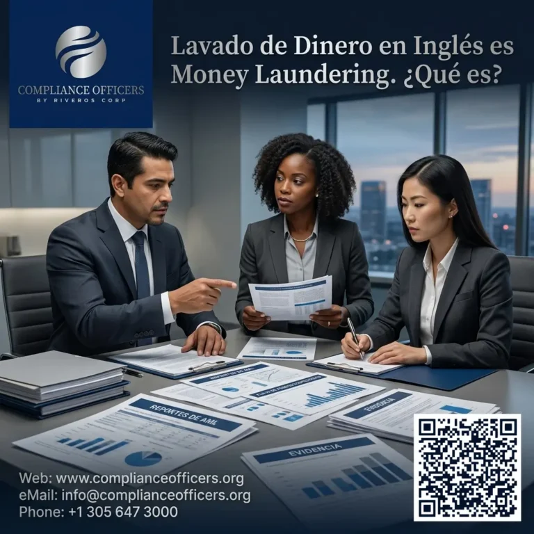 Lavado de Dinero en Inglés es Money Laundering. ¿Qué es?