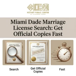 Miami Dade Marriage License Search: Get Official Copies Fast
