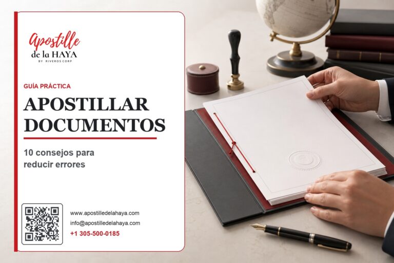 Apostillar documentos: 10 consejos prácticos para evitar errores en el trámite