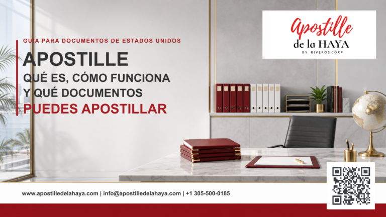Apostille: qué es, cómo funciona y qué documentos puedes apostillar con APOSTILLE DE LA HAYA