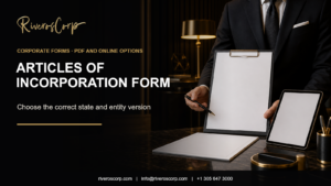 Articles of Incorporation Form PDF and Fillable – Riveros Corp