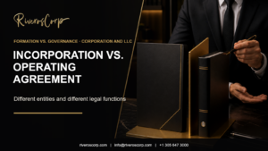 Articles of Incorporation vs. Operating Agreement – Riveros Corp