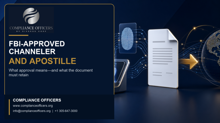 FBI-Approved Channeler and Apostille: What Approval Means