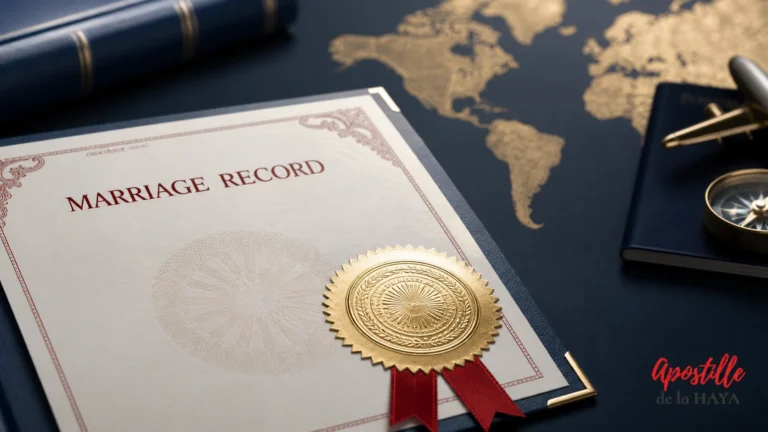 marriage certificate apostille