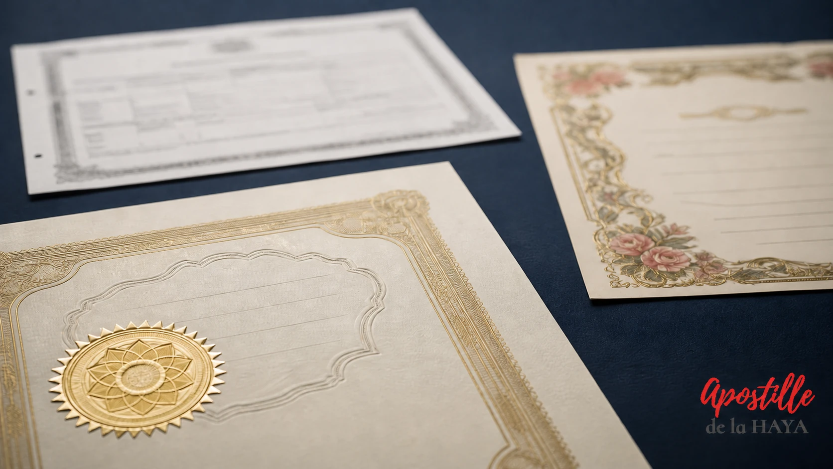 certified copy marriage certificate apostille