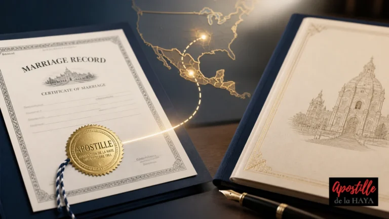 marriage certificate apostille for Mexico