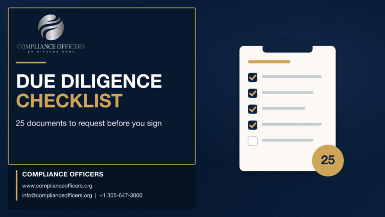 due diligence checklist