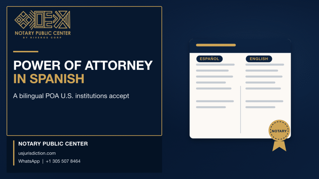 power of attorney spanish